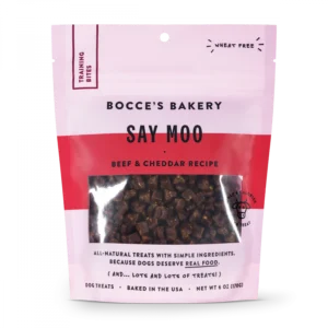 Bocce's Bakery Every Day Say Moooo Training Bites Treats